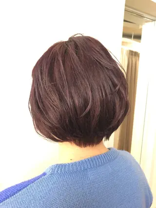 ショート カラー 西村 有紗のヘアスタイル