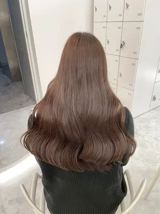 ロング カラー 暖色✖️韓国ヘア 🥀SAHO🥀のヘアスタイル