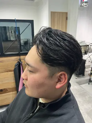 ミディアム メンズ rilune matsuoのヘアスタイル