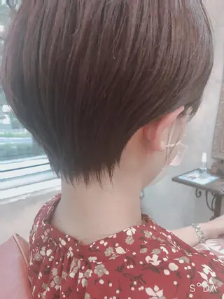 ショート 髪質改善✨ストレート オグ✂️/ショートのヘアスタイル