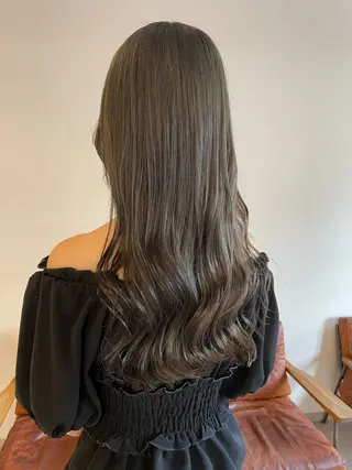 ロング カラー こころ🎀/ ボブ、透明感カラーのヘアスタイル