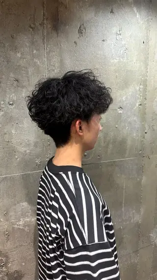 ショート パーマ メンズ メンズ専門 Ryukiのヘアスタイル