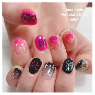 ショート ネイル 🐾enen style 🐾のネイルデザイン