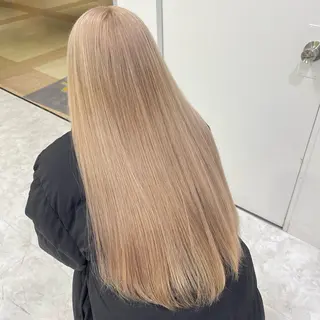 ロング カラー 色落ち綺麗🩰ハイ トーン🎀RINKAのヘアスタイル