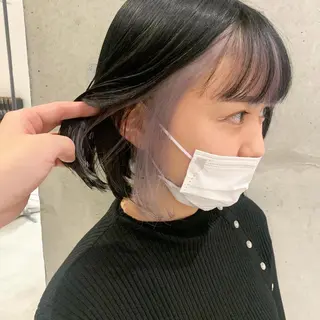 ミディアム カラー 髪質改善 RYOのヘアスタイル