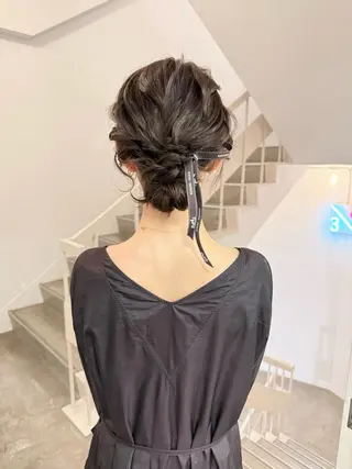 ミディアム ヘアアレンジ 谷川 未来のヘアスタイル