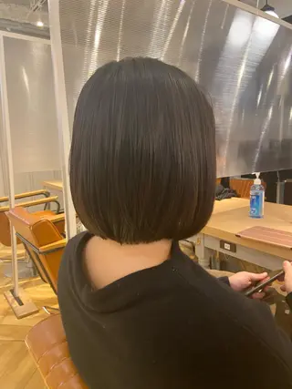 ショート カラー ヘアアレンジ ✨髪質改善/透明感✨ 西野 陽のヘアスタイル