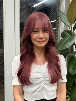 セミロング カラー "Daisy" Rio /大名・天神のヘアスタイル