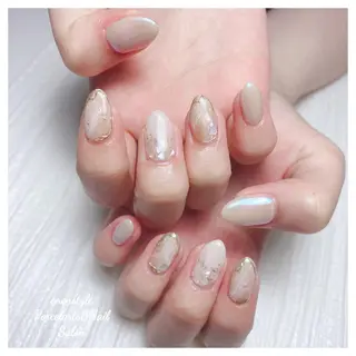ミディアム ネイル 🐾enen style 🐾のネイルデザイン