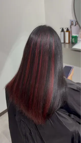 ロング カラー ♥韓国カラー うる艶 久留米 YUI♥のヘアスタイル