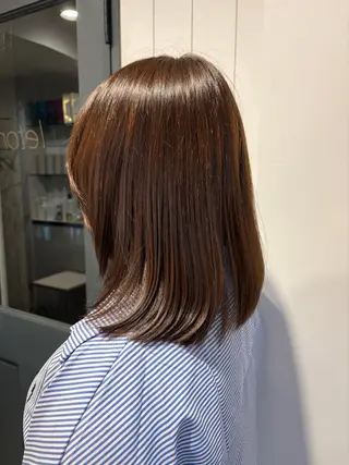 ミディアム り おのヘアスタイル