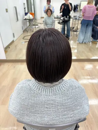 カラー 暖色カラー🍎 家本 夏鈴のヘアスタイル