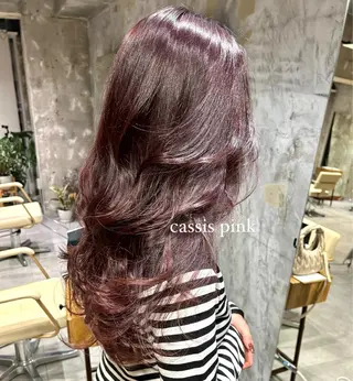 ロング カラー 似合わせカット/ 青竹真璃亜のヘアスタイル
