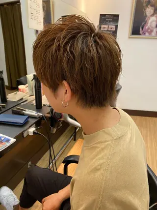 ミディアム 藏本 剛史のヘアスタイル