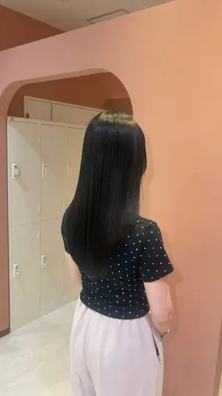 ロング カラー パーマ 聖菜/ hina /レイヤー/艶カラーのヘアスタイル