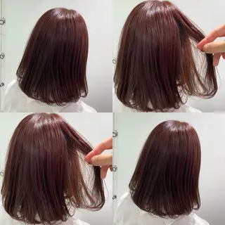 ミディアム 🪞透明感カラー🫧 縮毛矯正🥇かずきのヘアスタイル