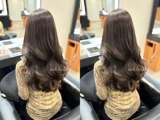 セミロング 髪質改善・水素カラー ARIA(ému)のヘアスタイル