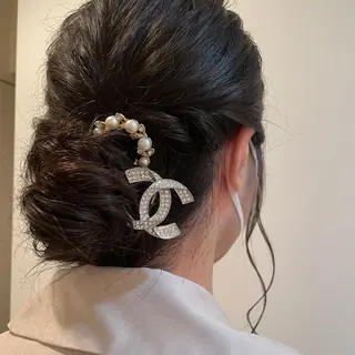 ロング ヘアアレンジ T Ayaのヘアスタイル