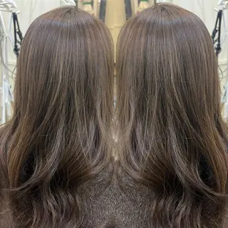 ロング カラー 鶴見 和美のヘアスタイル