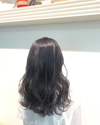 セミロング 大宮/山口 竣也のヘアスタイル