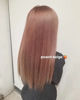 ロング カラー 渋谷ケアブリーチ Suuのヘアスタイル