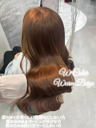 ロング カラー 🍑ももか🍑透明感 カラー/赤羽🦋のヘアスタイル