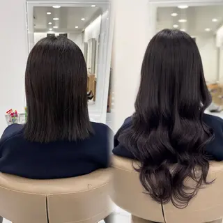 ロング 赤み消し透明感カラー オオヤマのヘアスタイル