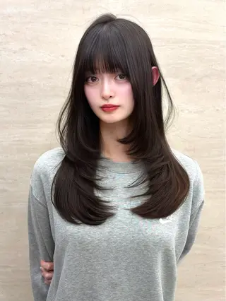 ミディアム PULSE ASAHIのヘアスタイル