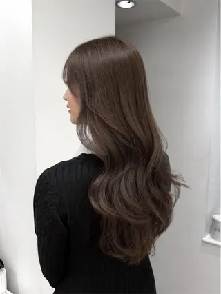 ロング 韓国ヘア×2way 🇰🇷和知拓郎のヘアスタイル