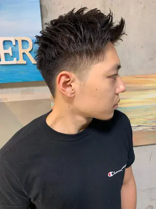 パーマ メンズ Beach 代表 KENTAのヘアスタイル