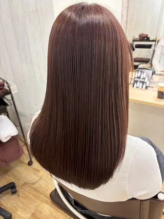 セミロング ⭐️韓国髪質改善× レイヤー⭐️亀山努のヘアスタイル
