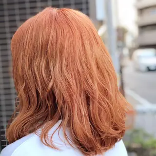 ミディアム カラー 多田 遼太のヘアスタイル