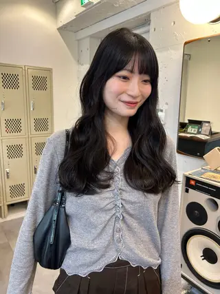 ロング カラー rina /レイヤー /ヘルシーヘアのヘアスタイル