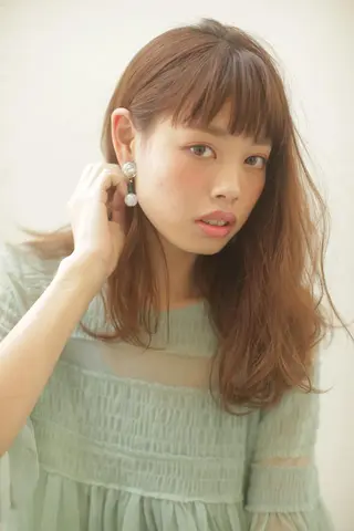 ミディアム 美髪形成!色素改善! 秋田 和輝のヘアスタイル