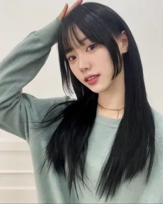 ロング カラー パーマ ヘアアレンジ メンズ 上品＆韓国風 🥀海心🥀のヘアスタイル