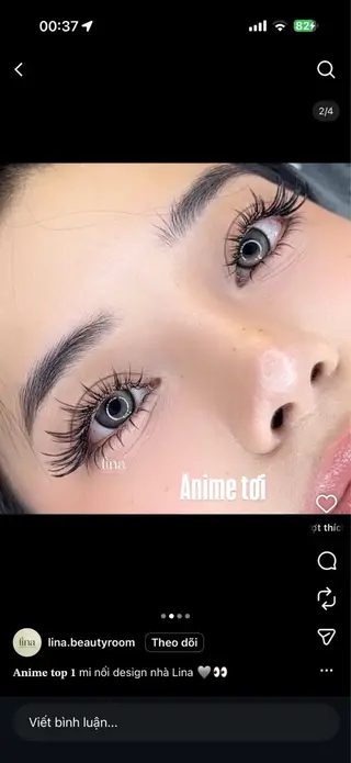 マツエク・マツパ Linanail Nambaのマツエク・マツパデザイン