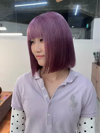 ミディアム anri/大阪/ ボブカットのヘアスタイル