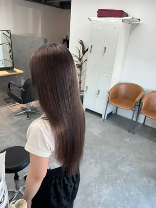 ロング 前 侃太のヘアスタイル