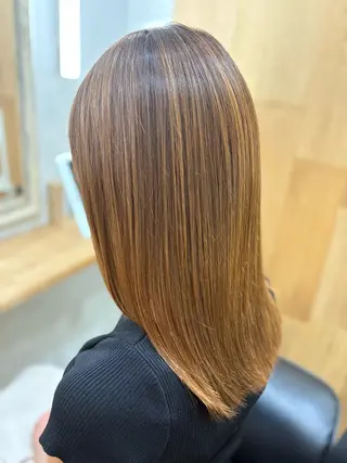 ミディアム 白鳥 正孝のヘアスタイル