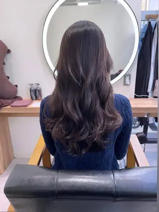 ロング パーマ 福井市/小顔カット /アレンジ◎/水野のヘアスタイル