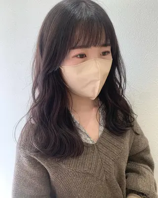 ロング カラー hubhair レイヤー/透明感のヘアスタイル
