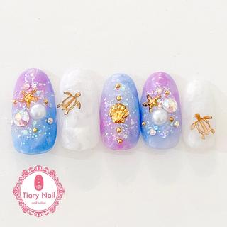 ネイル 💗🪽Tiary Nail🪽💗のネイルデザイン