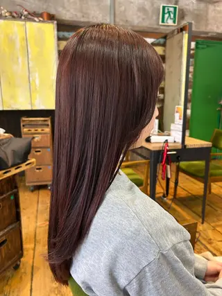 ロング カラー 三浦義久/仙台/ レイヤーカットのヘアスタイル