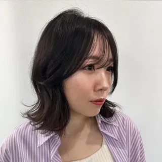 ミディアム Endearing 🌟銀座のヘアスタイル