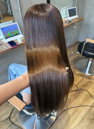 ロング 井上 麻帆のヘアスタイル