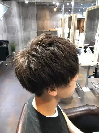 ミディアム カラー ヘアアレンジ メンズ キッズ ネイル マツエク・マツパ アイブロウ 韓国/顔周り/透明感 /レイヤー/ひなたのヘアスタイル
