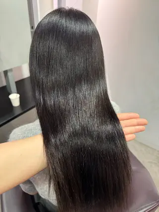 ロング パーマ ベージュ透明感カラー 💟AYUMI💟のヘアスタイル