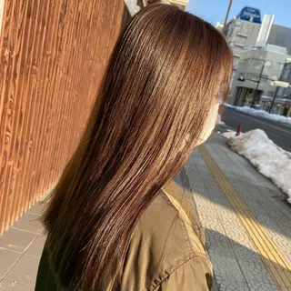ロング カラー 💜推しインナー カラー/菊池柊真💜のヘアスタイル