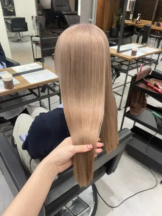 ロング カラー ENA💗NEXT /ハイトーンエクステのヘアスタイル