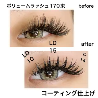 マツエク・マツパ linda lashesのマツエク・マツパデザイン
